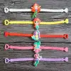 Children's cartoon mermaid PVC soft rubber wristband details Picture